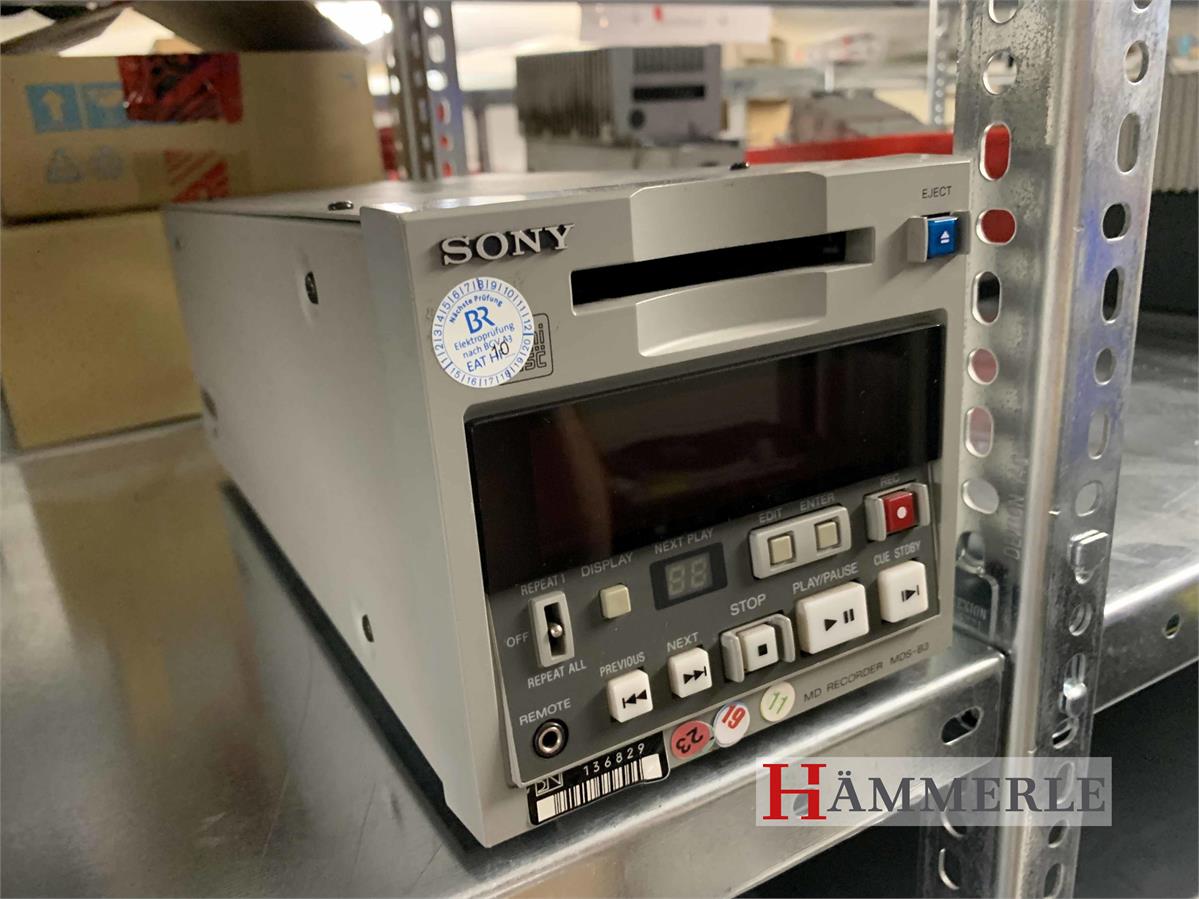 SONY MDS-B3 MD Recorder